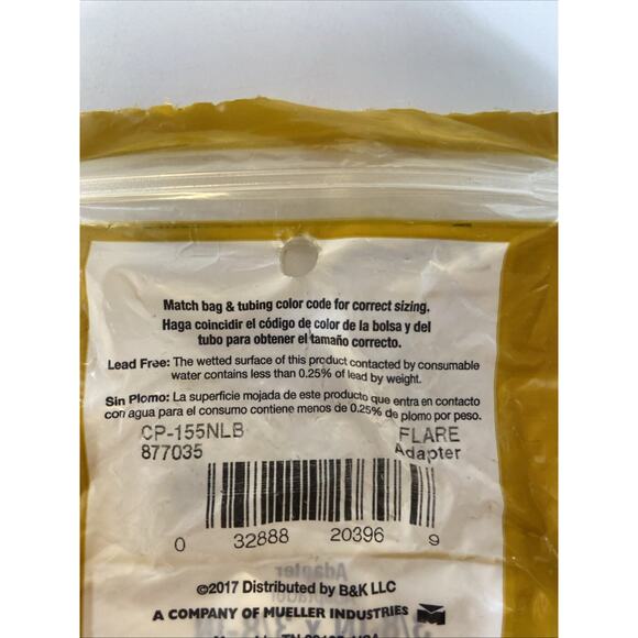 Proline Adapter 3/8” X 3/8” For Plumbing And Heating Lot Of 3 {86} - Picture 7 of 9